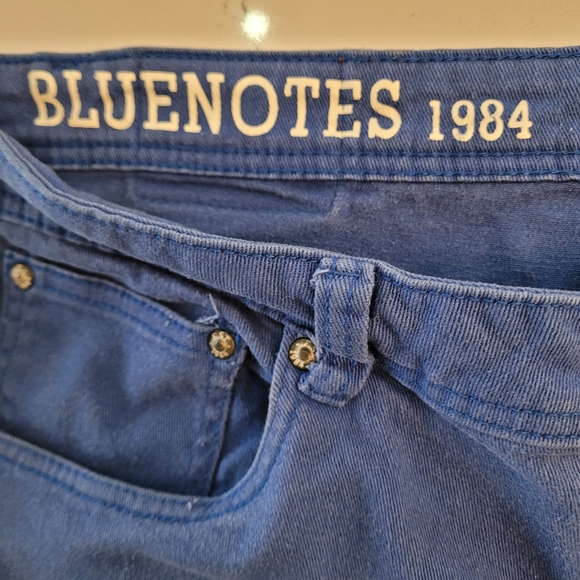 2 x Bluenotes Skinny Low Rise Jeans - Blue and Red - Women's 38 x 32 - Picture 4 of 16